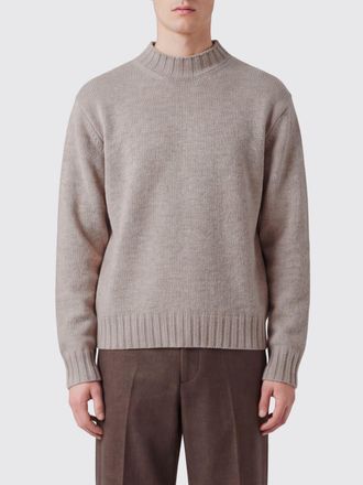 Dunst Wool-Blend Mock Neck Jumper with Dropped Shoulders