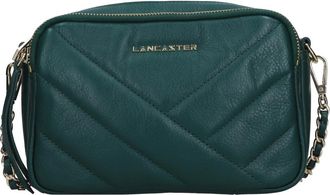 Lancaster Soft Matelass&eacute; Crossbody Bag - Dames - Schoudertassen - Groen - ONE Size - Leer - Tassen
