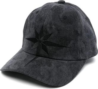 Kusikohc embroidered baseball cap - men - Cotton - One Size - Black
