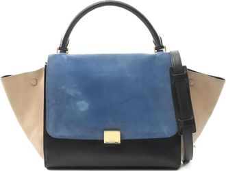 Celine Borsa tote anni 2000 - Blu