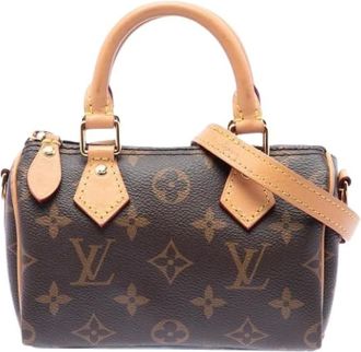 Louis Vuitton Pre-owned Nano Speedy - - Pre-owned - Donna - Marrone - ONE SIZE
