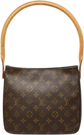 Louis Vuitton Pre-owned Vintage Monogram Schoudertas - Dames - Vintage Schoudertas - Bruin - ONE Size - Leer - Vintage