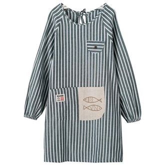 OEM Delantal De Cocina De Manga Larga Para Mujer Con Bolsillos - Crezuo