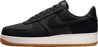 Nike Mens Air Force 1 Low 07 LV8 Black Canvas