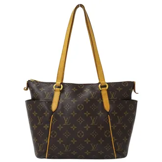 Louis Vuitton Brown Monogram Canvas Handbag Tote Bag (Pre-Owned)