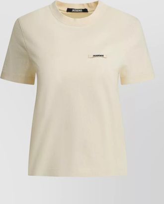 Jacquemus gros grain signature short sleeve t shirt