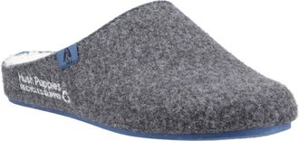 Hush Puppies The Good Slipper 90% Gerecycled Rpet-polyester Heren Pantoffels In Antraciet