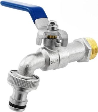 OEM Grifo De Agua De Lat&oacute;n De Primera Calidad De 3/4 De Pulgada, Resistente Al &Oacute;xido Y A Las Heladas Para Jard&iacute;n, Lavadora, Verduras, 3/43/4