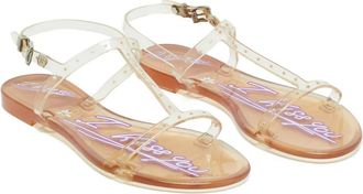 Philipp Plein Sandali con cinturino posteriore - Bianco