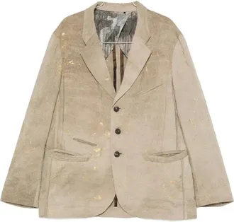 Ziggy Chen Blazers, male, Beige, Size: L Jacket