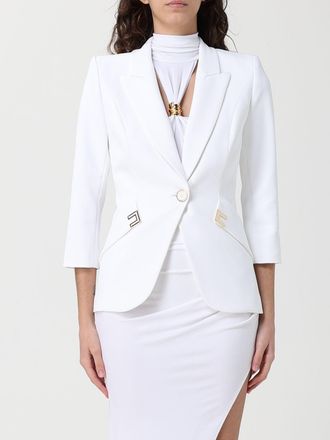 Elisabetta Franchi Blazer monopetto Elisabetta Franchi in cr&ecirc;pe