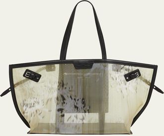 Proenza Schouler Days Printed Mesh Carryall Tote Bag