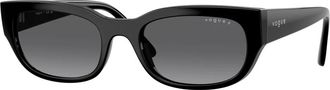 Vogue Eyewear Vo 5669S Zonnebril - Dames - Zonnebrillen - Zwart - 54 MM - Accessoires