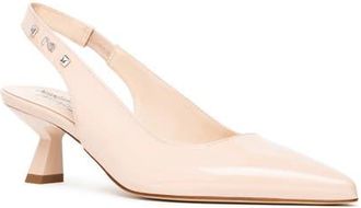 Nero Giardini Pointed Toe Slingback Pump in Natural at Nordstrom, Size 11Us