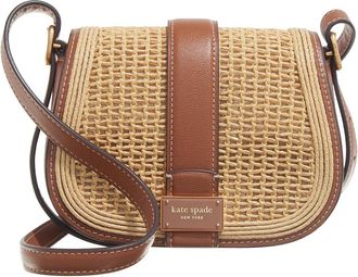 Kate Spade New York Kate Spade New York Crossbody Bags - Nouveau Straw Mini Saddle - beige - Crossbody Bags for ladies