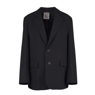 Semicouture Blazers, female, Black, Size: XS Giacca Olinda