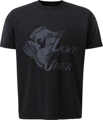 Willy Chavarria graphic-print cotton T-shirt - Black