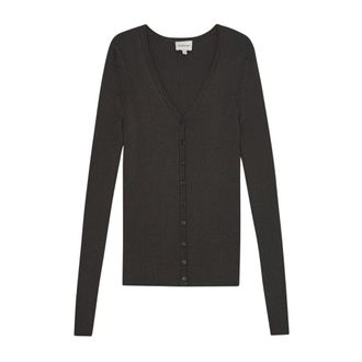 Birgitte Herskind Cardigans, female, Gray, Size: L ChiChi Knit Cardigan