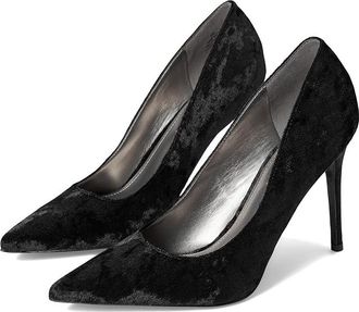 Nine West Fresh High Womens Heels Black Velvet : 7.5 M, Synthetic