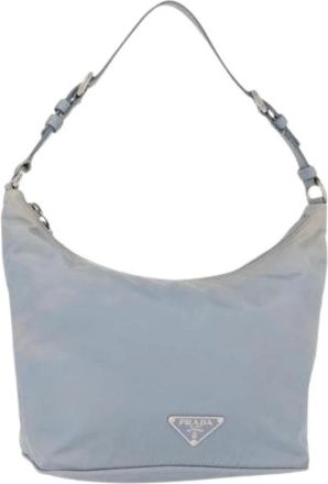 Prada Pre-owned Shoulder Bags, female, Blue, Size: ONE SIZE Pre-owned Vintage Shoulder Bag