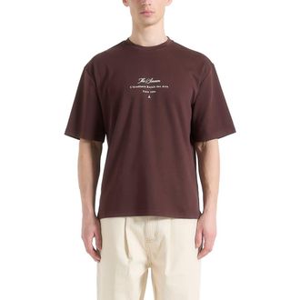Mani&egrave;re De Voir The Scream Cotton T-Shirt in Brown at Nordstrom, Size Xx-Large