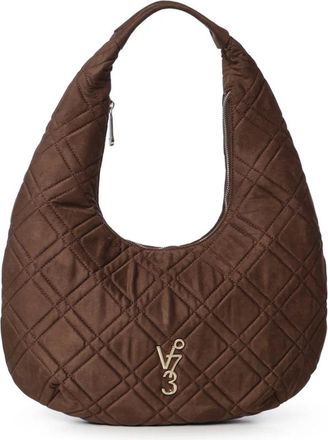 V&deg; 73 Diaspro Schoudertas - Dames - Tassen - Bruin - Maat: ONE Size Zijde