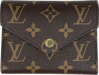 Louis Vuitton Monogram Brown Monogram Wallet (Tri-Fold) (Pre-Owned)