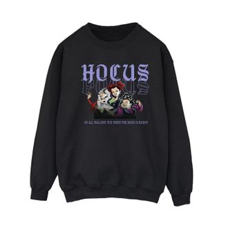 Disney Dames/Dames Hocus Pocus Hallows Eve Sweatshirt (Zwart)