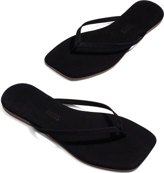 Tkees Lily Square Toe Flip Flop in Sable at Nordstrom, Size 11