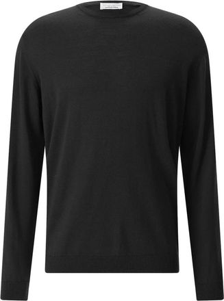 Roberto Collina Uomo, Maglie, Nero, L, new