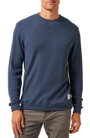 Travis Mathew Nonrev Waffle Crewneck Sweatshirt in Mood Indigo/Vintage Indigo at Nordstrom Rack, Size X-Large