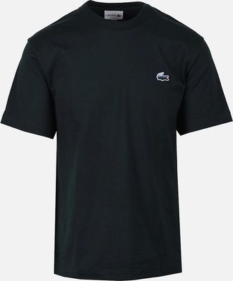 Lacoste Mens Lacoste Landscape Croc T-Shirt Dark Green - Size: 42