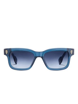 T HENRI rectangle-frame sunglasses - Blue