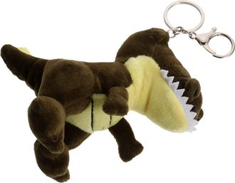 UPKOCH Cute Stuffed Animal Key Chain for Backpack 2Pcs Lightweight Plush Pendant 4-inch Reptile Doll Charm Portable Keyring for Kindergarten