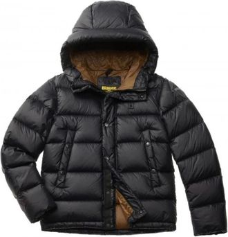 Blauer Heren Gewatteerde Jas - Zwart - Heren - Gewatteerde jassen - Zwart - M - Nylon - Jassen