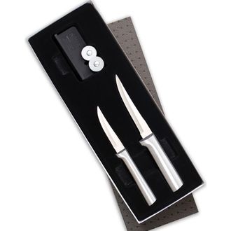 Rada 2 Piece Paring Knife Set with Sharpener and Gift Box in Silver at Nordstrom