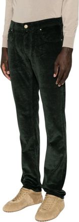 Jacob Cohen Velvet Slim Fit Jeans - Heren - Regular Fit Jeans - Groen - W31 - Katoen - Jeans