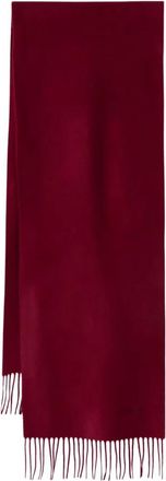 Moschino Merino Wol Sjaal - Heren - Wintersjaals - Rood - ONE Size - Wol - Accessoires