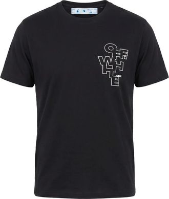 Off-white T-shirt - Heren - T-shirts - Zwart - L - Katoen - Tops