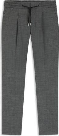 HUGO BOSS Slim-fit trousers in wool-blend sharkskin