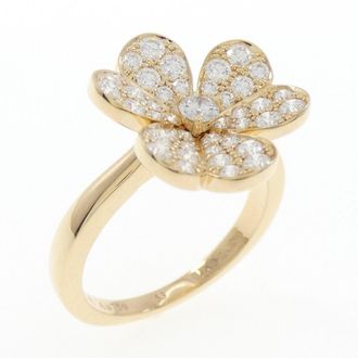 Van Cleef & Arpels Yellow Gold Yellow Gold (18K) Band Ring (Pre-Owned)