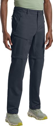 Jack Wolfskin Zip-off-Hose JACK WOLFSKIN PICO TRAIL ZIP OFF PANTS M, Damen, Gr. 46, N-Gr, blau (midnight sky), Obermaterial: 100% Polyester, Hosen Zip-off-Hose, Atm