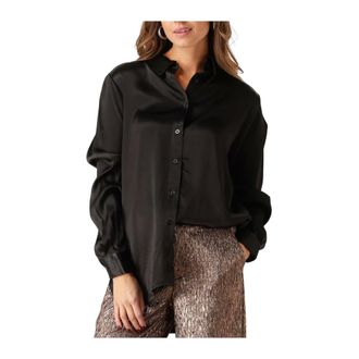 Modstr&ouml;m Overhemden, Dames, Zwart, M, Veelzijdige Lucillamd Blouse voor Vrouwen