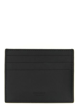Ferragamo Gancini Card Case - Black