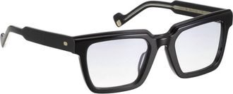 Entourage Of 7 Unisex Callie Square Eyeglasses In Shinny Black