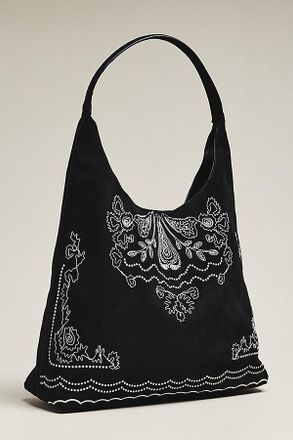 Melie Bianco Eunice Faux Suede Hobo Bag
