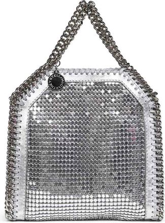 Stella McCartney Mini borsa Falabella Crystal Mesh - - Bags - Donna - Grigio - ONE SIZE