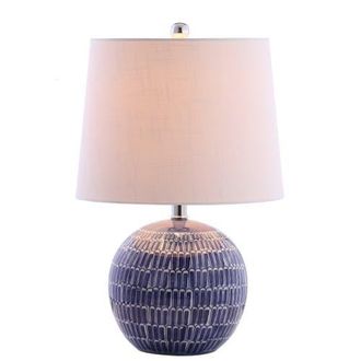 Jonathan Y Designs Ronald 21 Ceramic LED Table Lamp, Navy at Nordstrom