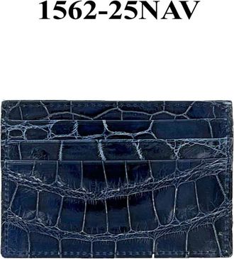 Abas Mens Alligator Card Case