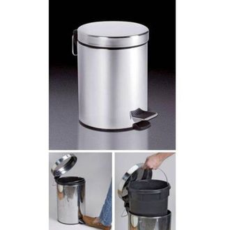 Metaltex Cubo Con Pedal Metaltx Inoxidable 20 L. 29x45 Cm. 298324